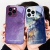 Блестящее Звездное Небо Для IPhone 16 Plus 15 14 13 12 Mini 11 Pro Max X XS XR 7 8 Plus 2022 Закаленное Стекло Чехол для Телефона