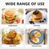 3Cavity Air Fryer Egg Mold Round Shape Cupcake Nonstick Silicone Muffin Hamburger Bun Pan DIY Cooking Mould Baking Accessories