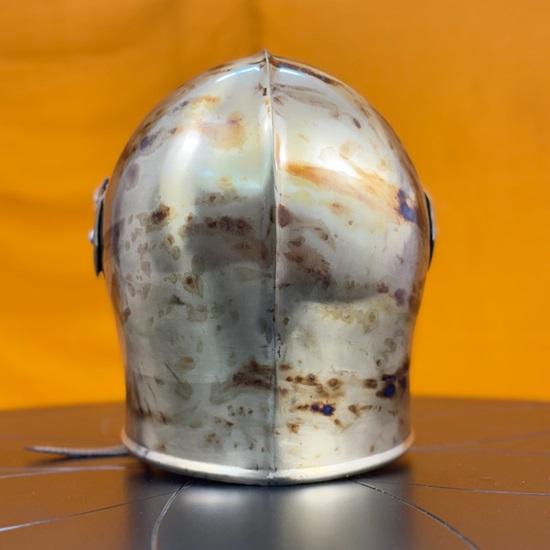 Шлем коммандос, барбута, средневековые рыцарские доспехи, шлем воина из мягкой стали 18 калибра, забрало для косплея, барбута.