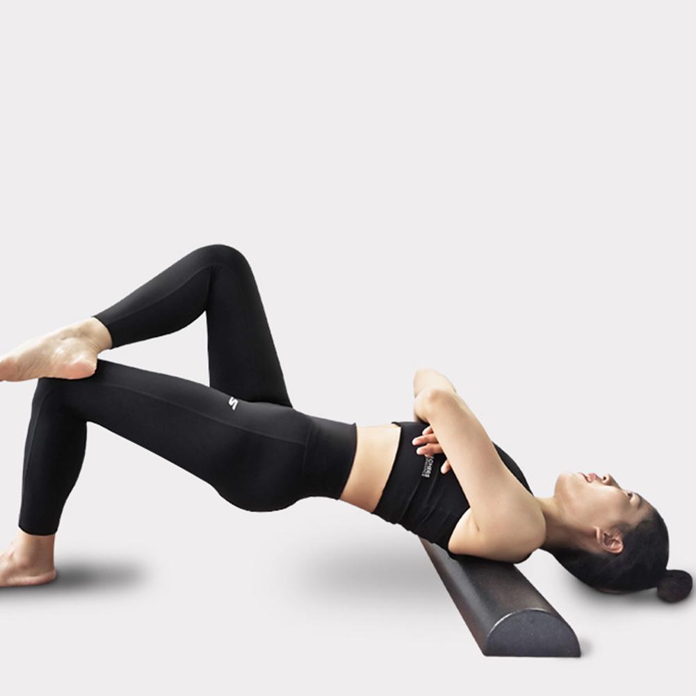 Полукруглая колонка для йоги, роликовый инструмент для расслабления мышц, баланс, тренировочный роликовый блок, ролик для фитнеса, пенопласта для пилатеса, спорта