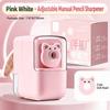 Auto Feed Pencil Sharpener 5 Gears Adjustable Tip Thickness Manual Pencil Sharpener  Students