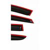 Window Visor for Mazda 3/Axela 2019-2026 Hatchback | 4pcs Rain Guard Wind Deflector | Car Weather Shield Accessory