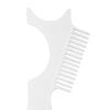 Paint Brush Roller Cleaning Tool Portable Lightweight Plastic 2-In-1 Multi-purpose Painting Brush Comb Roller Cleaner with Ergonomic Handle
