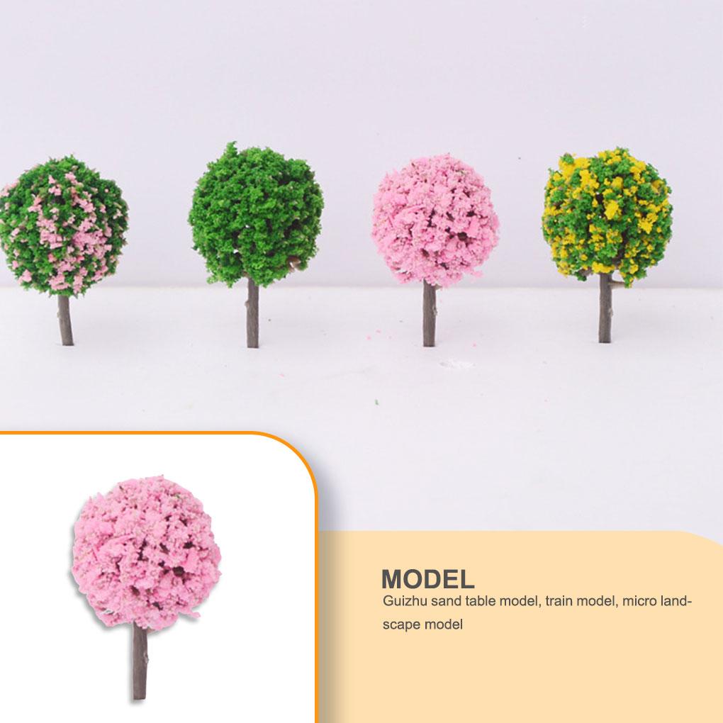 Модель Цветок Многоцелевой Мастерство Сладкий Подарок Пластик Губка Домашний Декор Строительный Макет Растительный Кластер Искусственное Дерево