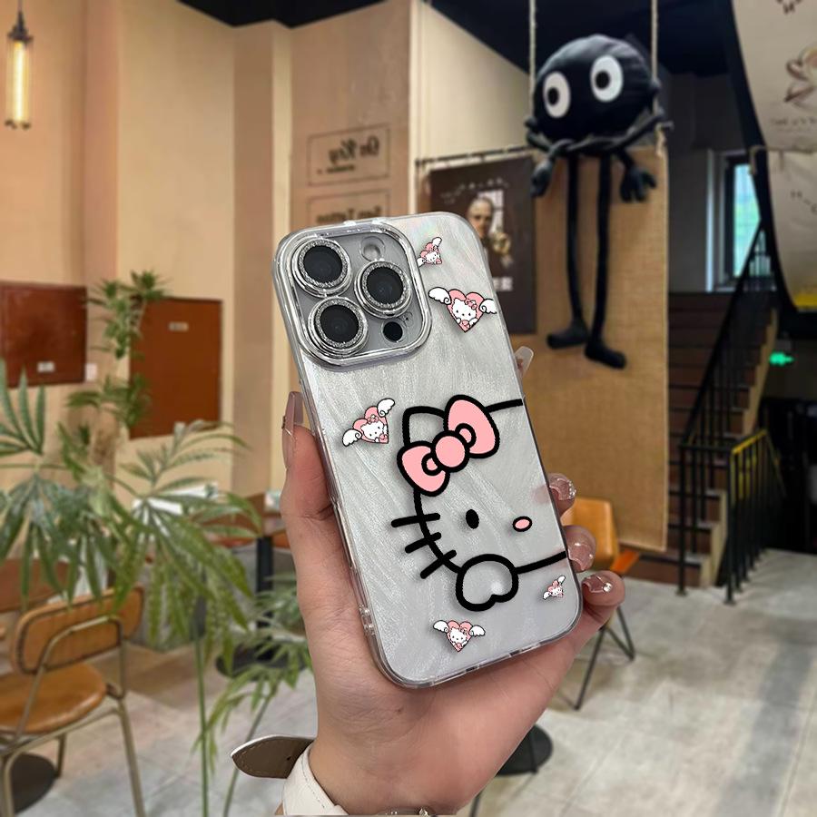 Серебряный чехол для телефона Sanrio Hello Kitty для Apple 12