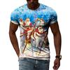 Christmas Atmosphere Original Pattern 3D Printed T-Shirt Christmas Eve New Year Clothing Comfortable Versatile High Quality Top