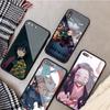 Чехол для телефона из закаленного стекла Demon Slayer для iPhone 12 11 Pro Max 5 6 7 8 PLUS X XS XR XSMax Shell 12Pro