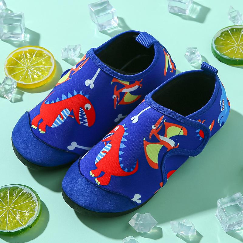 Детская пляжная обувь для дайвинга, снорклинга, плавания, для ходьбы по реке, с нескользящей подошвой, приморская обувь-носки для кожи, носки, обувь для аквапарка