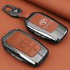 Leather Car Key Fob Case Cover Shell for Toyota Tacoma JK32 Fortuner Corolla Venza Grand Highlander RAV4 XSE Prime Land Cruiser Hilux