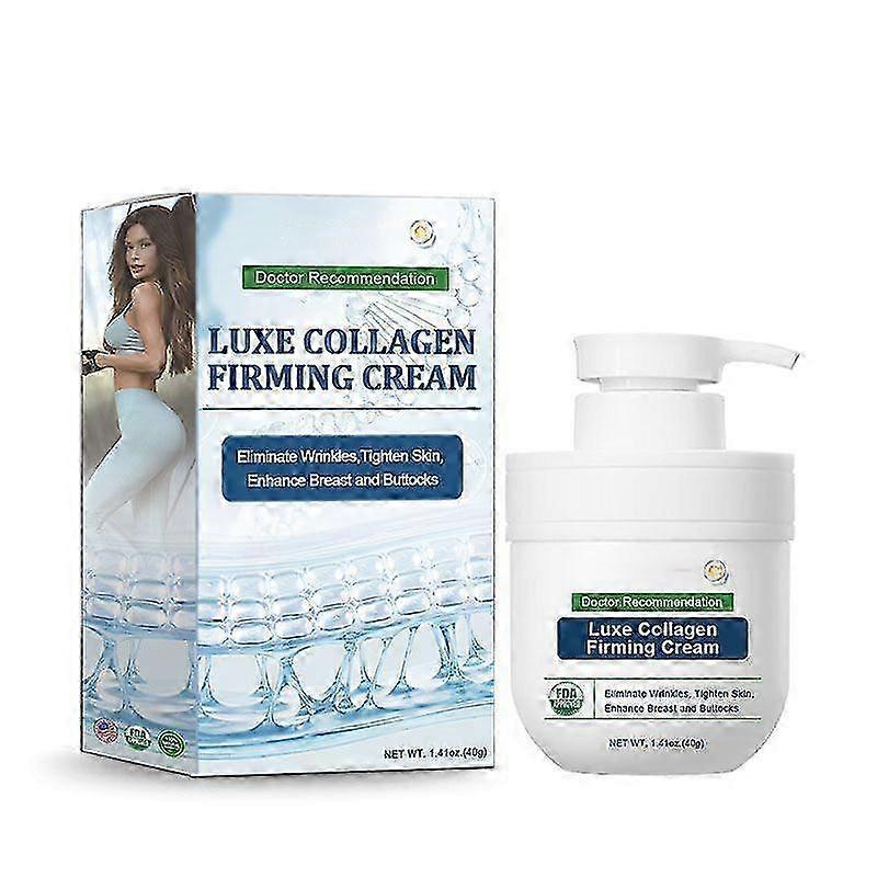 2025 Luxe Collagen Firming Cream, Anti-Aging Moisturizer with Collagen, Collagen Boosting Anti-Ageing, Advanced Firming & Wrinkle-Reducing Cream