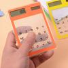 Mini Creative Stationery Candy Slim Solar Energy LED Clear Scientific Calculator