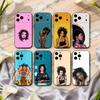 Чехол для телефона Singer L-Lauryn-N H-Hill-L Для iPhone 17pro, 16,15,14,13,12,11 X XR Plus, Другие Мягкий Черный Чехол