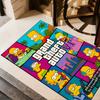 Simpsons Gta Mashup Cover Floor Mat Design for Dining Room Bedrooms Game Room Outdoor Anti-slip Rug Anime Office Decor Birthday/Christmas Gift