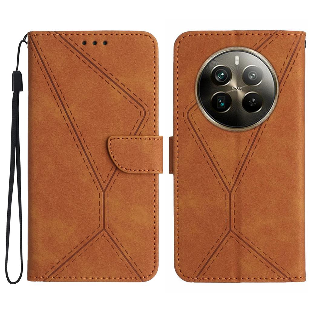 HT05 Для Realme 12 Pro 5G/12 Pro+ 5G Чехол Кожаный флип-чехол для телефона с кошельком