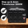 Bymaocar Voltage Converter 5000W Volt Transformer Step Up/down Convert 110V-120V To 220V-240V Safe Circuit Breaker Protection