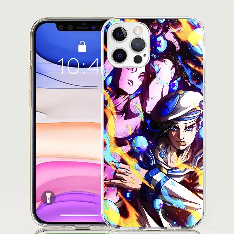 Чехол для телефона JoJo's Bizarre Adventure Горячий аниме-чехол для iPhone 17 Air 16 15 Plus 11 14 Pro Max 13 Mini 12 7 8 + SE Узор Арт Кастоми