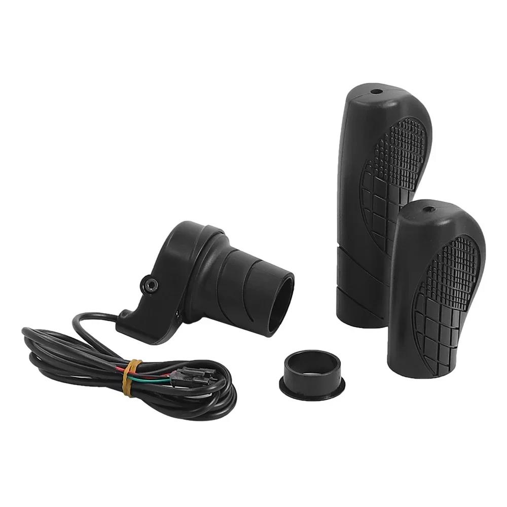 FT76X Half Handlebar Accelerator Waterproof/SM Plug Left/Right Handle Parts for E-bike Half Twist Throttle Electric Scooter Bike Throttles 2