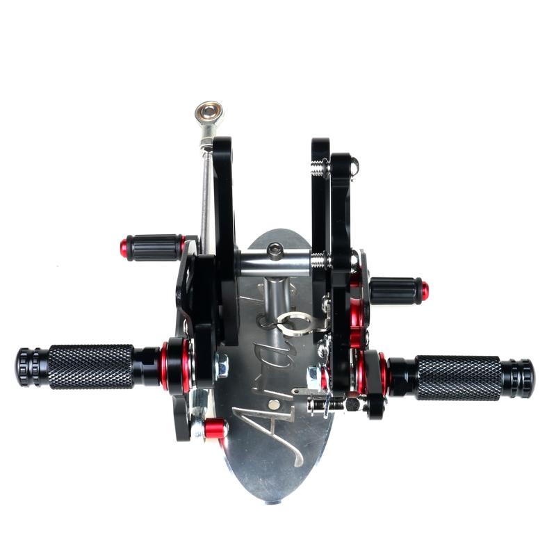 Arashi Motorcycle accessories footrest footpeg pedal foot peg Rearset Rear Set For KAWASAKI Z1000 2010-2017