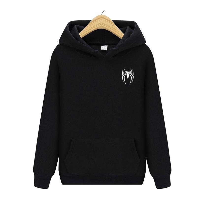 Весенне-осенняя женская толстовка с принтом паука, повседневный пуловер большого размера, популярная толстовка, трендовая одежда унисекс
