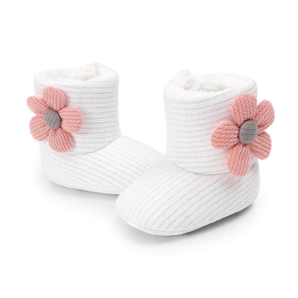 MYGGPP Boots Warm 0-1 Year Old Baby Soft Bottom Shoes Baby Shoes Padded Snow Boots Cotton Boots Baby Shoes Cloth Bottom