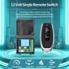 DC12V 433Mhz RF беспроводной переключатель 10A релейный приемник модуль RF передатчик ВКЛ ВЫКЛ пульт дистанционного управления для светодиодного замка гаражных ворот