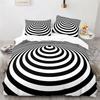 Постельное белье Spiral Swirl Психоделический Богемный Стильный Триповый Узор Пододеяльник King Queen Мандала Геометрический Пододеяльник