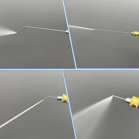 Набор насадок для мойки высокого давления Система быстрого подключения Насадка для чистки Удлинитель из нержавеющей стали для чистки кондиционеров с режимами многократного распыления