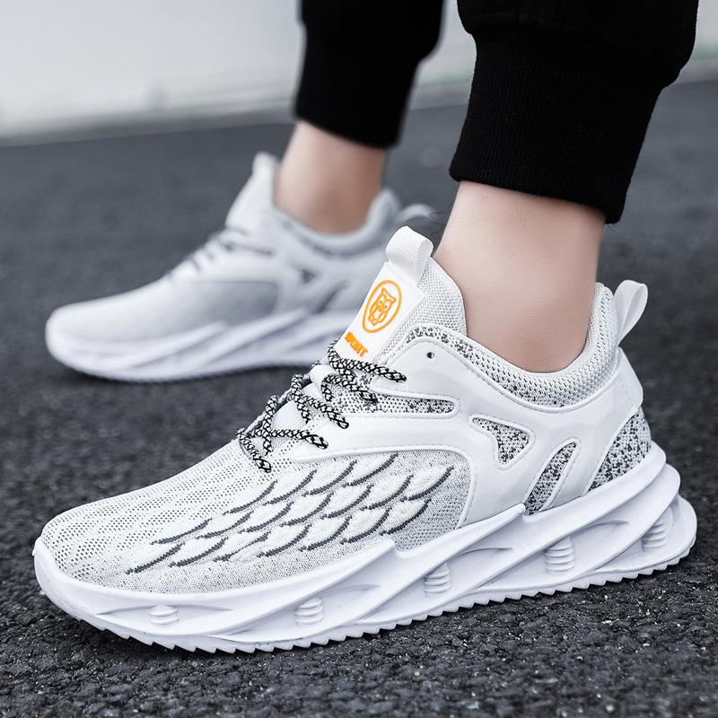 2023 Spring and Autumn New Men's Sports Leisure Flying Mesh Lace-up Running Student Shoes Men