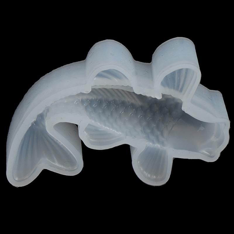 3D Lucky Koi Fish Силиконовая форма Diy Resin Casting Art Mold