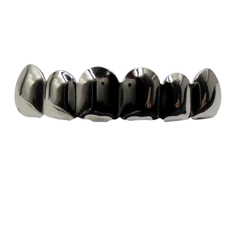 Позолоченные Хип-Хоп Клыки Защита для рта Grillz с Смелым Декоративным Дизайном