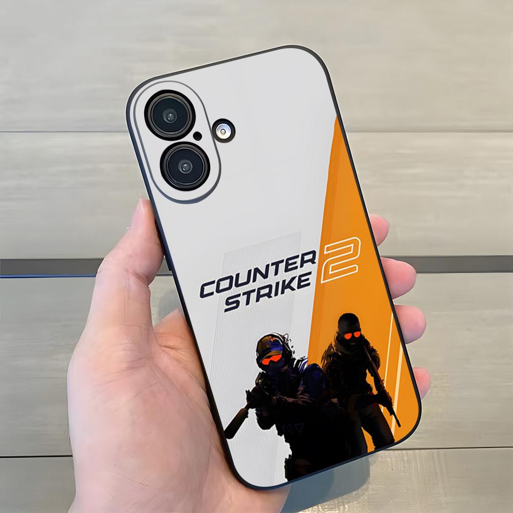 Игровой чехол для телефона CSGO с матовой печатью Printstream для iPhone 17 Pro Max 15 16 Pro 14 Plus 13 11 12 Xr X Xs 7 8 SE Plus Задняя крышка