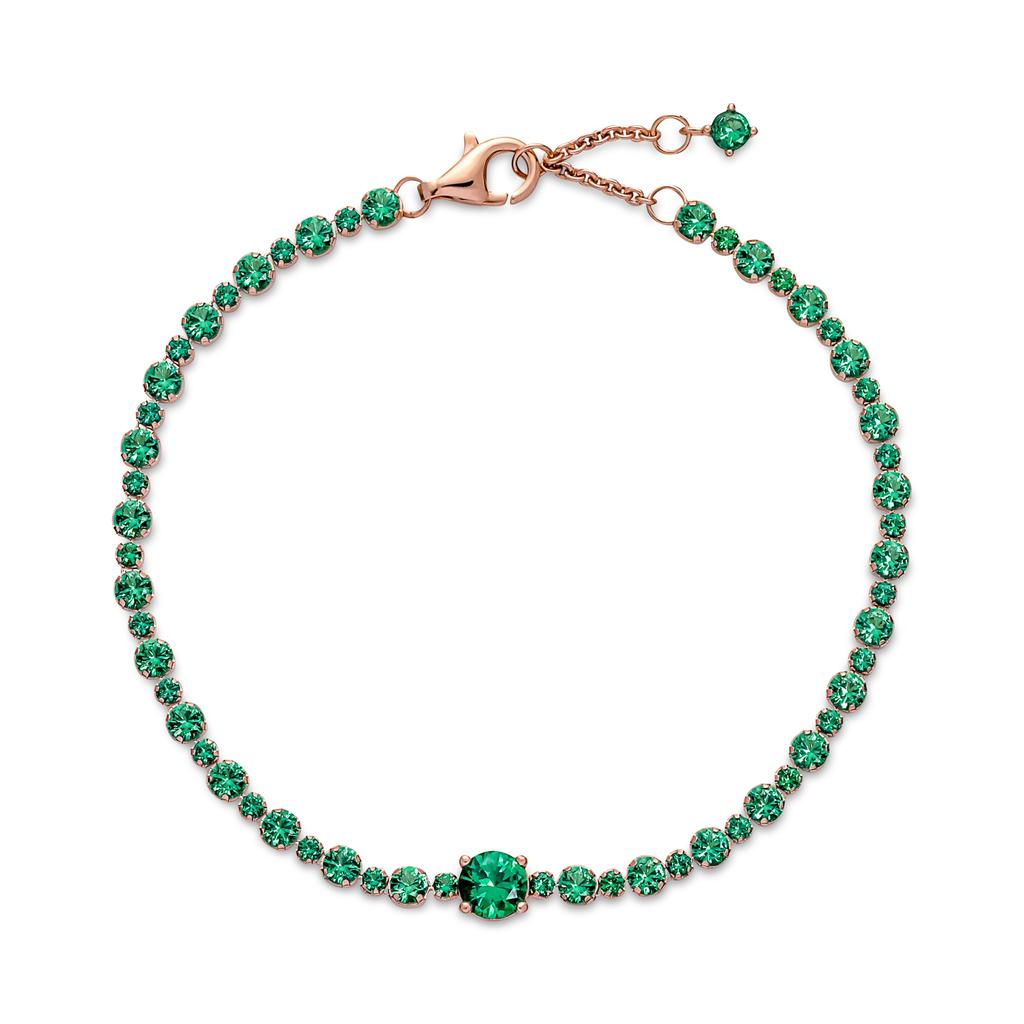 925 Silver Color Charm Bracelet Rose Golden Color Daisy Flower Barrel Clasp Snake Chain Sliding Bangle Women Jewelry