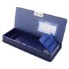Sunstar Stationery Yokopita Single Pencil for Elementary School Boys and S1314025 Case, Navy, Girls,
