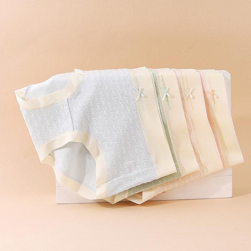 Женские трусы из хлопка 5А, антибактериальное нижнее белье, сексуальные бесшовные трусики со средней высокой талией