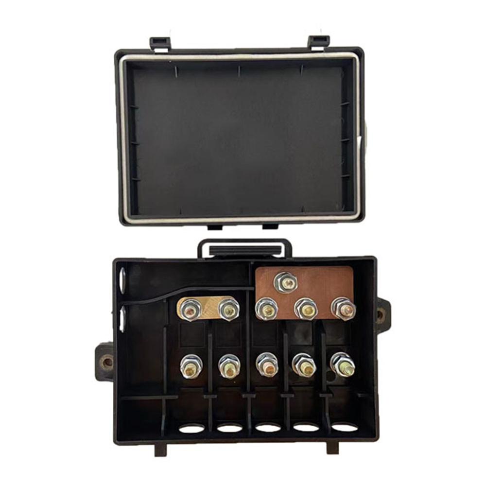 Распределительный блок 5-ходовая шина держатель предохранителя 25А-500А 32В DC Автоаксессуары