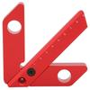 45/90 Degree Right Angle Line Gauge Scriber Carpenter Ruler Center Finder Woodworking Tool
