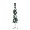 VidaXL Demi Artificial Christmas Tree Slim with Stand Christmas Tree Holiday Decoration Party Ornament Living Room 344601
