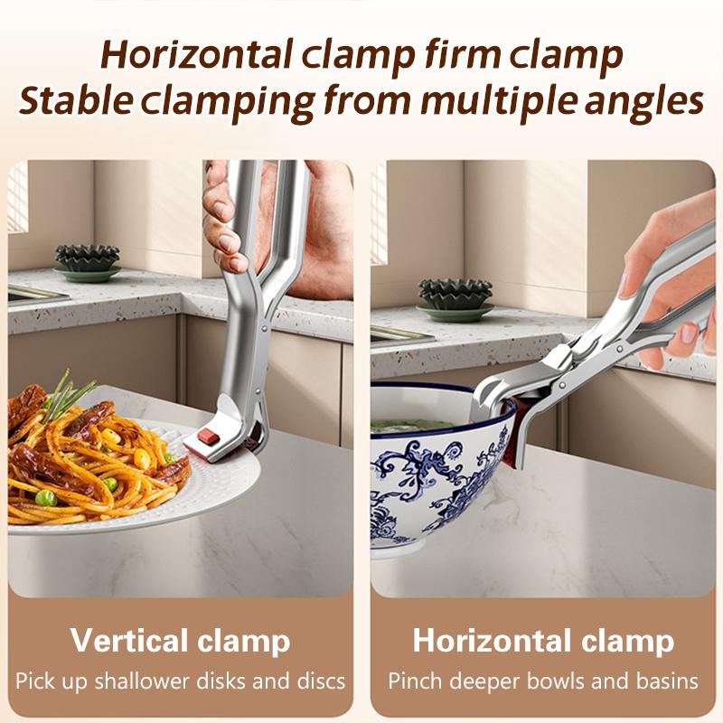 Зажим для защиты от ожогов Держатель для горячих мисок Зажим для тарелок Зажим для кастрюль и сковородок Подъемник для тарелок и мисок Щипцы для извлечения Кухонные принадлежности