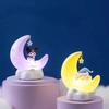 1 шт. Ночник Луна Cinnamoroll Kuromi Melody Светодиодные светящиеся украшения USB-интерфейс Настольное украшение