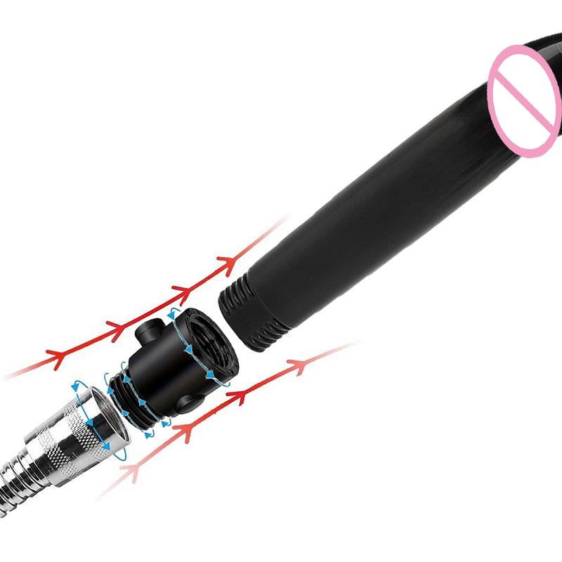 Douche Enema Shower Cleaning Set Anal Plug Dildo Beads Anal Enema Cleaning Butt Plug Gay Sex Toy For Man