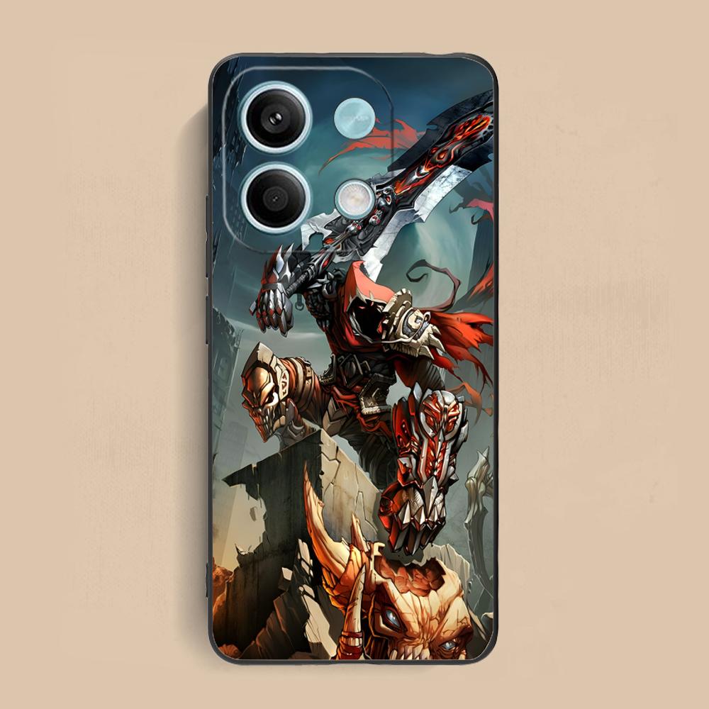 Чехол для мобильного телефона Darksiders для Xiaomi Redmi Note 14 13 12 11 S Pro Plus 4G 5G Цветной Печатный Чехол Чехол Роскошный Красивый