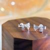 Sweet Bow, Screw Earrings for Women Cute and Compact Design New Style