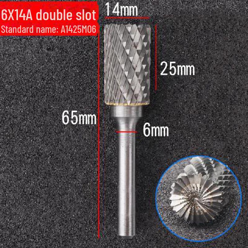 6mm Handle Tungsten Steel Grinding Head Carbide Rotary File for Polishing and Milling
