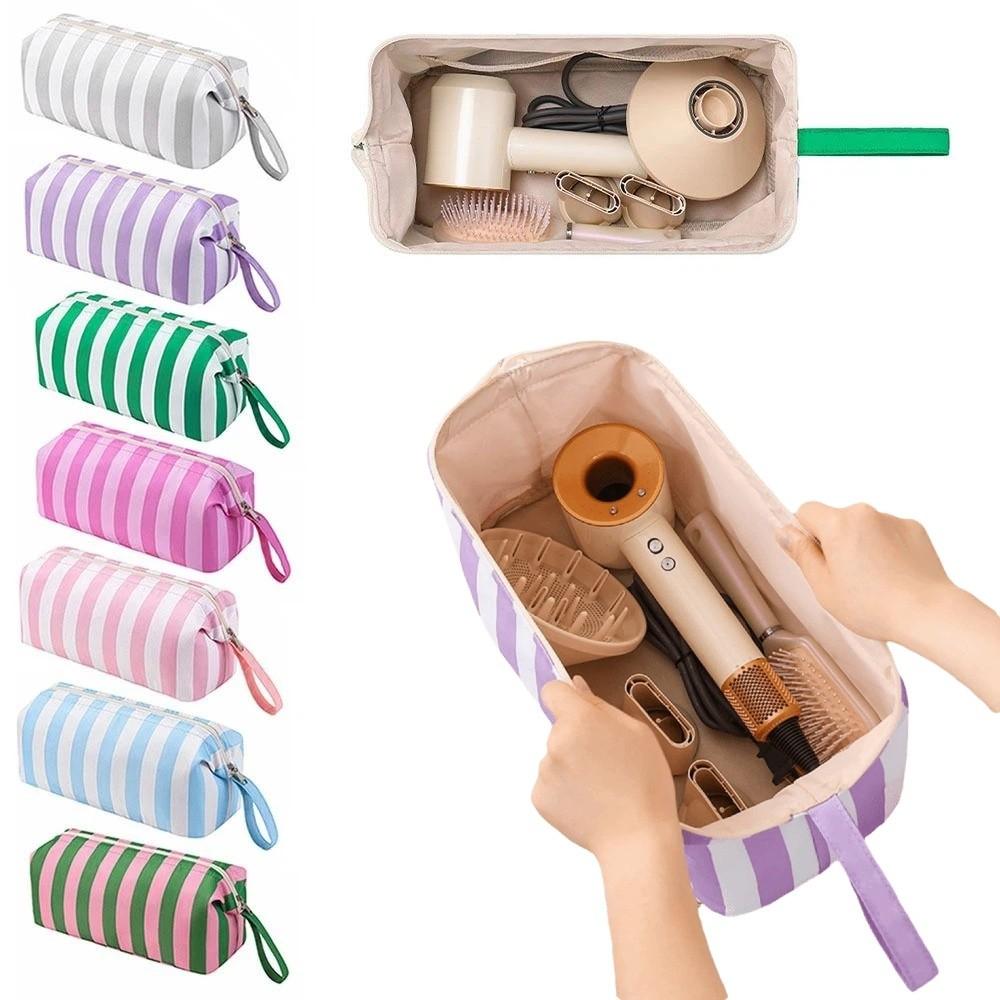 Large Capacity Curler Storage Bag Dustproof Curling Iron Carrying Case Toiletries Organization