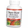 Мультивитамины без железа, Super Multi Iron Free, Natural Factors  90таб (36406036)