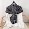 90CM Four Seasons Square Large Square Scarf Luxury Decorative Shirt Professional Headscarf Hairband Sunscreen Headscarf