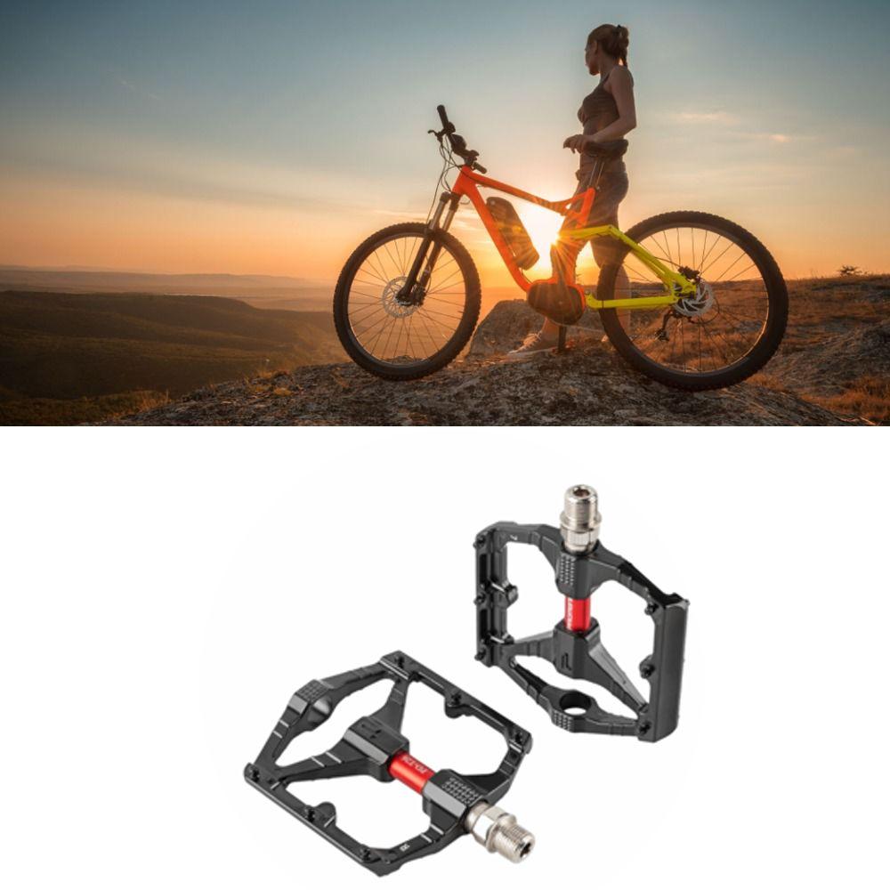 1 Pair 9/16 Inch Thread Bike Foot Pedal Flat Bike Pedals For MTB, BMX, Road Bike and Mountain Bike