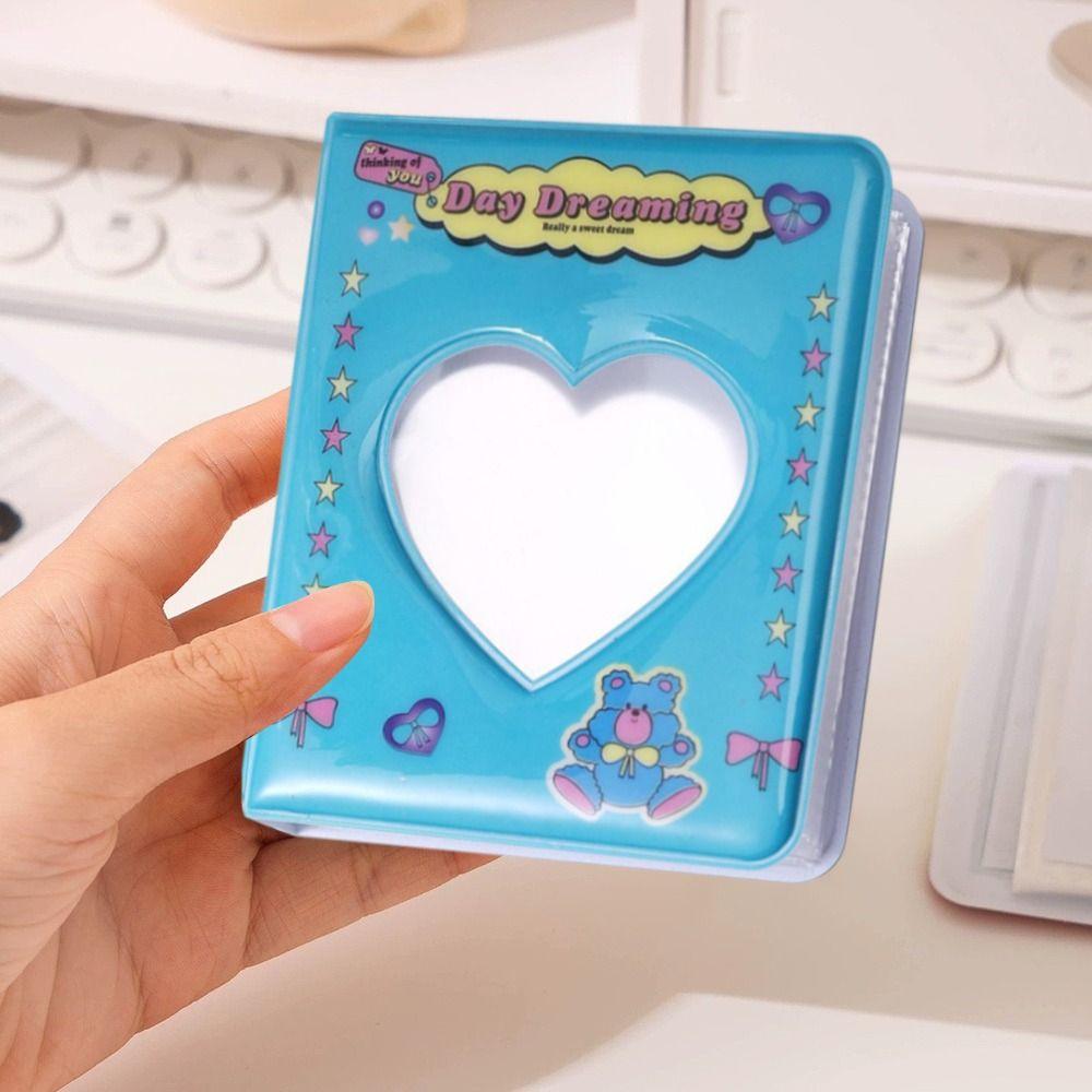 36 карманов держатель для фотокарточек Love Heart держатель для фото мини-книга с именами