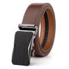 PULO Alloy Automatic Buckle Fashionable Men's Genuine Leather Belt High-end Simple Belt