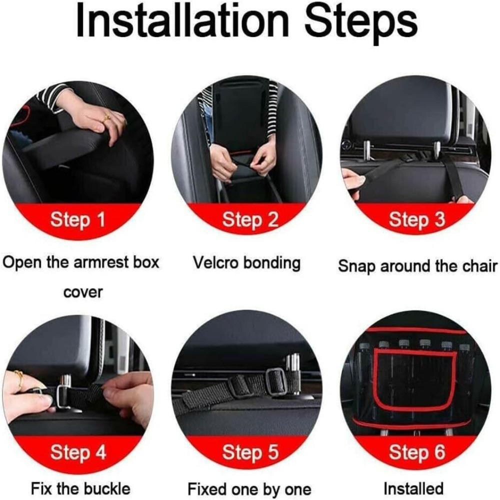 Spacious Car Seat Mesh Bag Convenient Handbag Purse Organizer Mesh Storage Net Pocket Auto